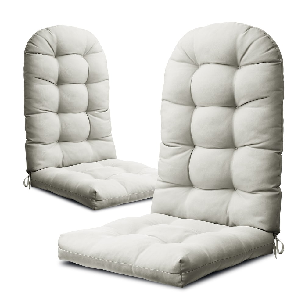 WINSOON 49x20x5 Inch Adirondack Chair Cushion Set of 2, Thickened and High Back Chair Cushion