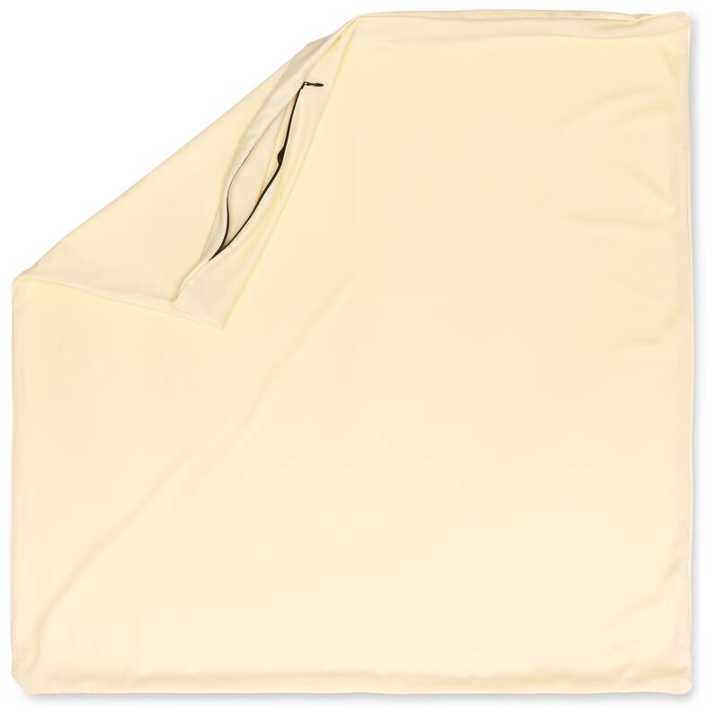 Throw Pillow Cozy Soft Microbead Off White Creme: 1 Pc - ~ Cover 24 x 24