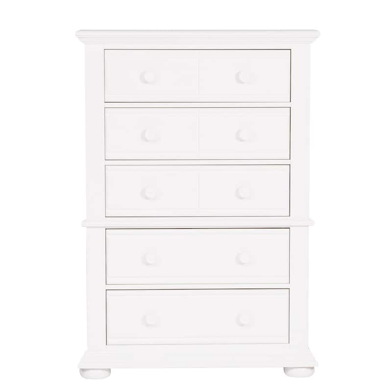 Summer House I Oyster White 5 Drawer Chest