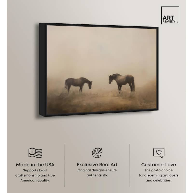 Equine Duo II Canvas by Art Remedy