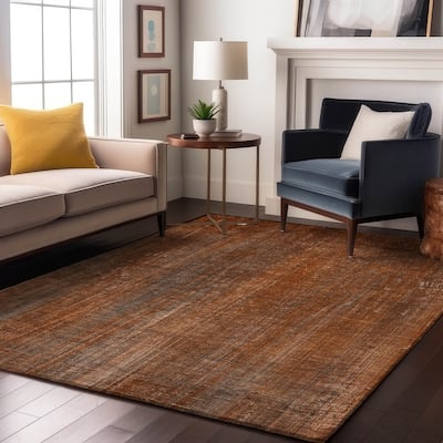 Premium Washable Super Soft Solid Abstract Mayfield Rug
