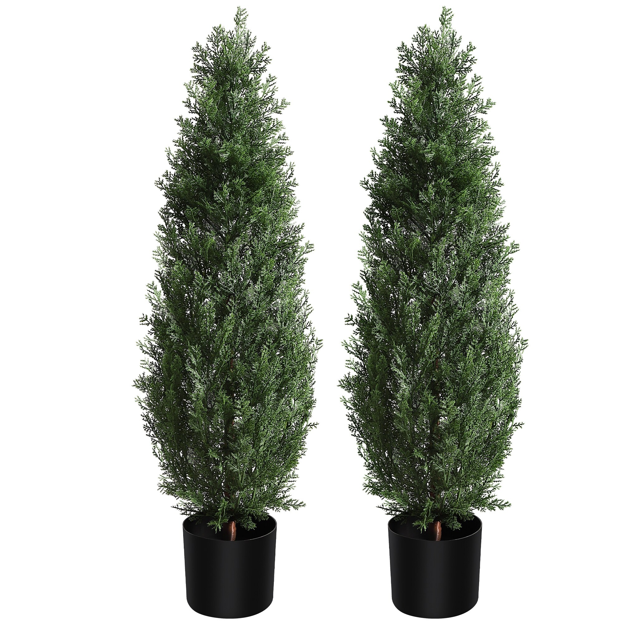 小物などお買い得な福袋 Artificial Topiary Tree 2-Set,3ft Artificial Cedar Topiary 果物