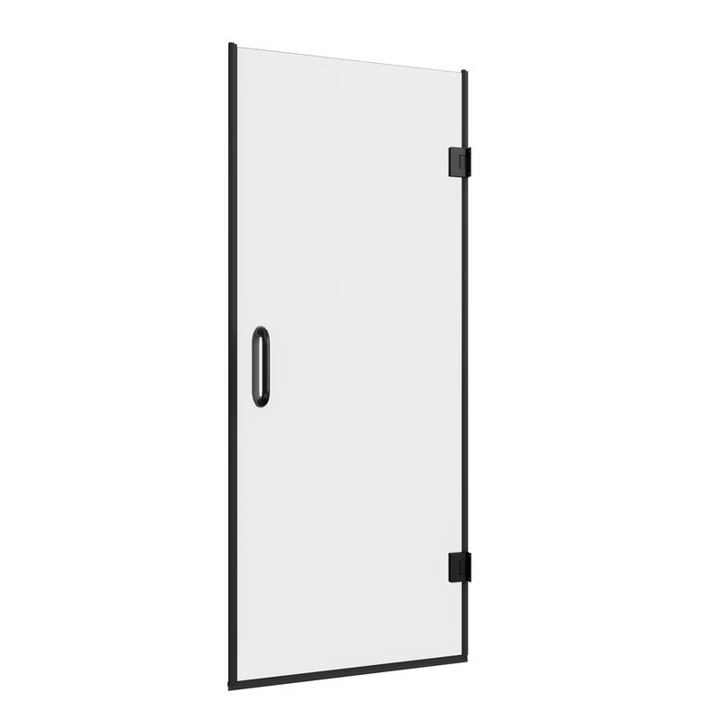 72" H Frameless Double Hinge Design Shower Door With Handle