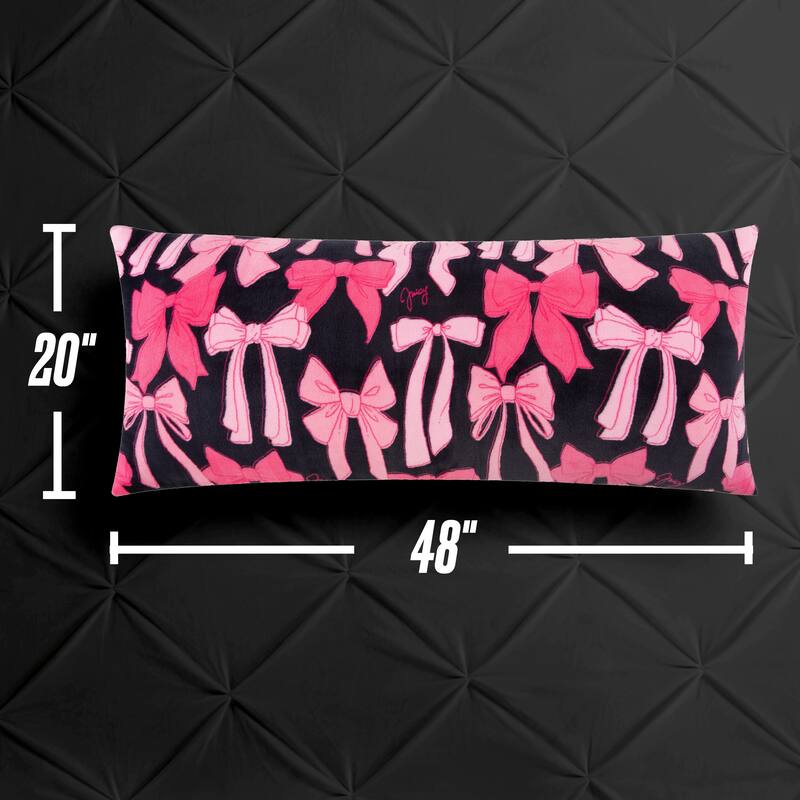 Juicy Couture 20" x 48" Plush Body Pillows