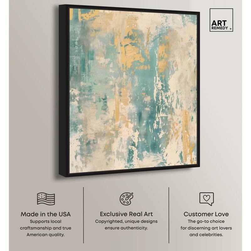 Minted Ivory II Canvas by Art Remedy