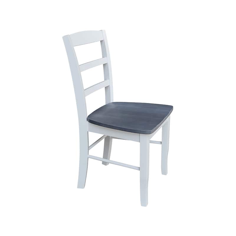International Concepts Solid Wood Madrid Ladderback Chairs, Set of 2