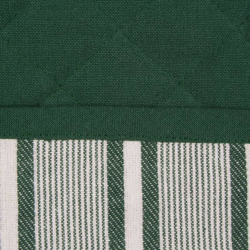 Chef Stripe Double Oven Mitt