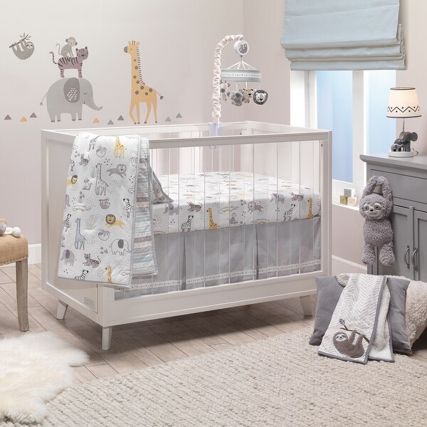 lambs and ivy jungle crib bedding