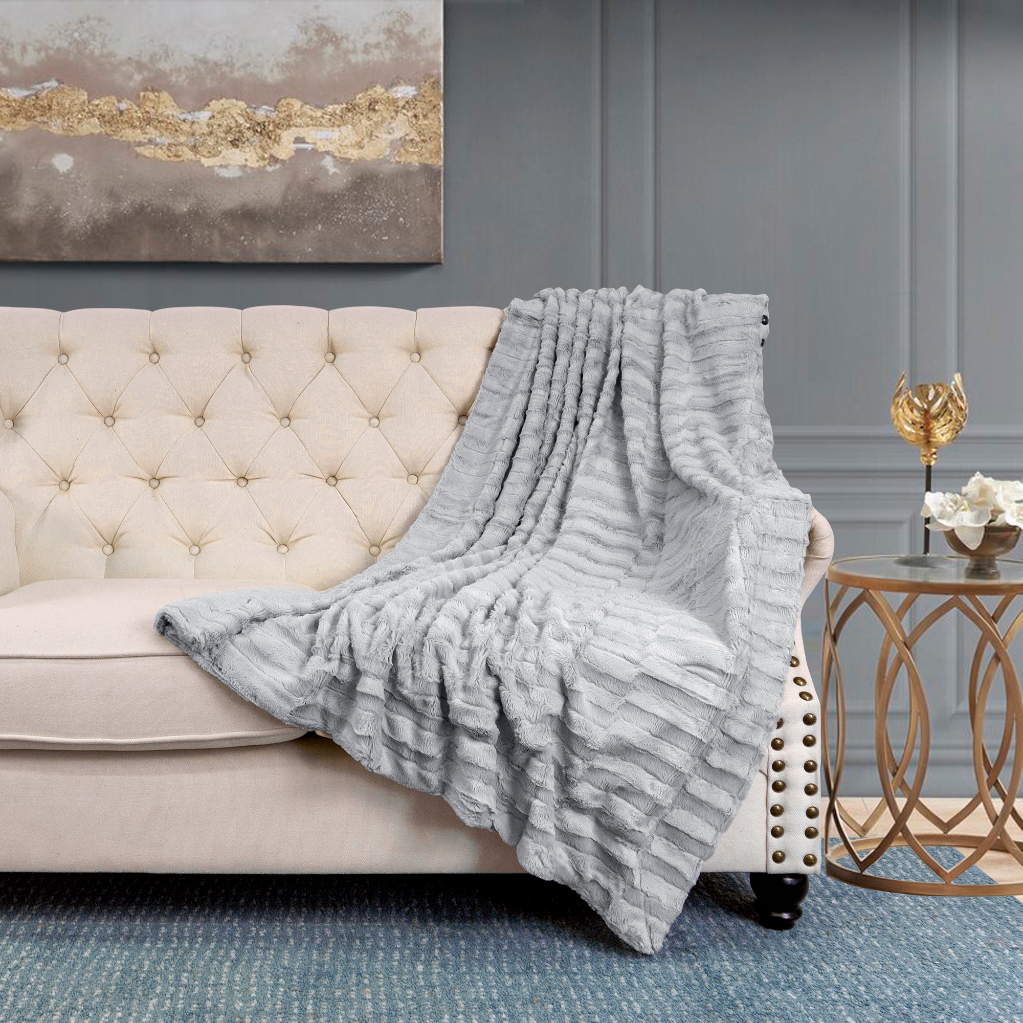 60 x 80 discount faux fur throw
