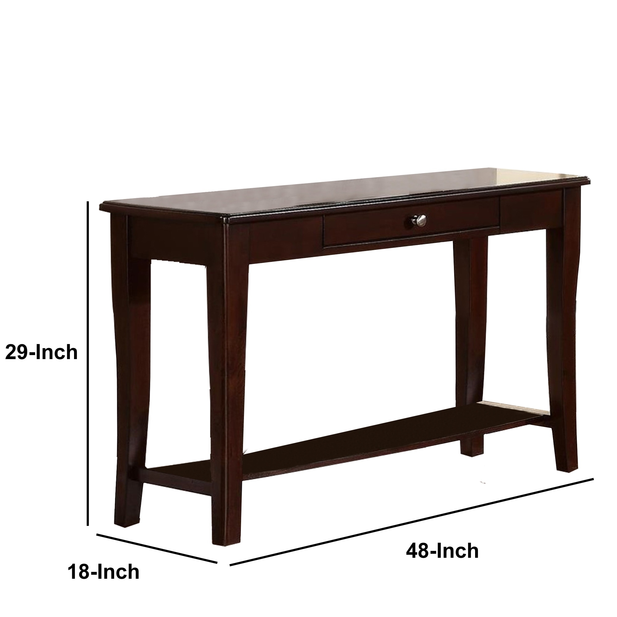 29 inch console sales table