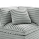preview thumbnail 3 of 4, Josephine Corner Wedge Accent Chair in Wide Plush Cord-Like Fabric by Greyson Living
