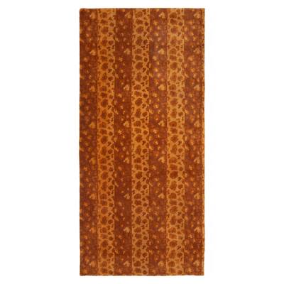 ECARPETGALLERY Hand-knotted Opulence Copper Wool Rug - 4'1 x 9'0