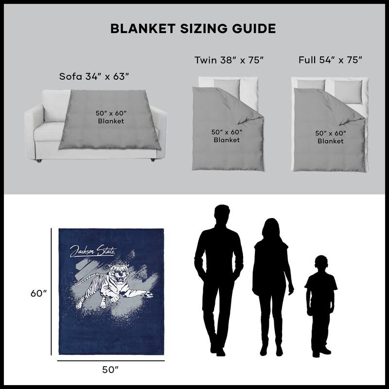 NCAA School Tradition Silk Touch Throw Blanket