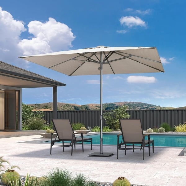 PURPLE LEAF 10 X 10 FT Outdoor Patio Umbrella Market Table Sun Umbrellas for Backyard Deck Garden Pool - On Sale - Bed Bath & Beyond - 42668304 PURPLE LEAF 10 X 10 FT Outdoor Patio Umbrella Market Table Sun Umbrellas for Backyard Deck Garden Pool - On Sale - Bed Bath & Beyond - 42668304