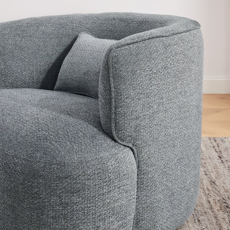 Art Leon Swivel Accent Barrel Chairs