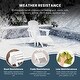 preview thumbnail 8 of 9, Laguna Hdpe All Weather Outdoor Patio Ottoman