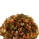 preview thumbnail 7 of 21, Faux Hydrangea in Small Black Cube Ceramic Vase