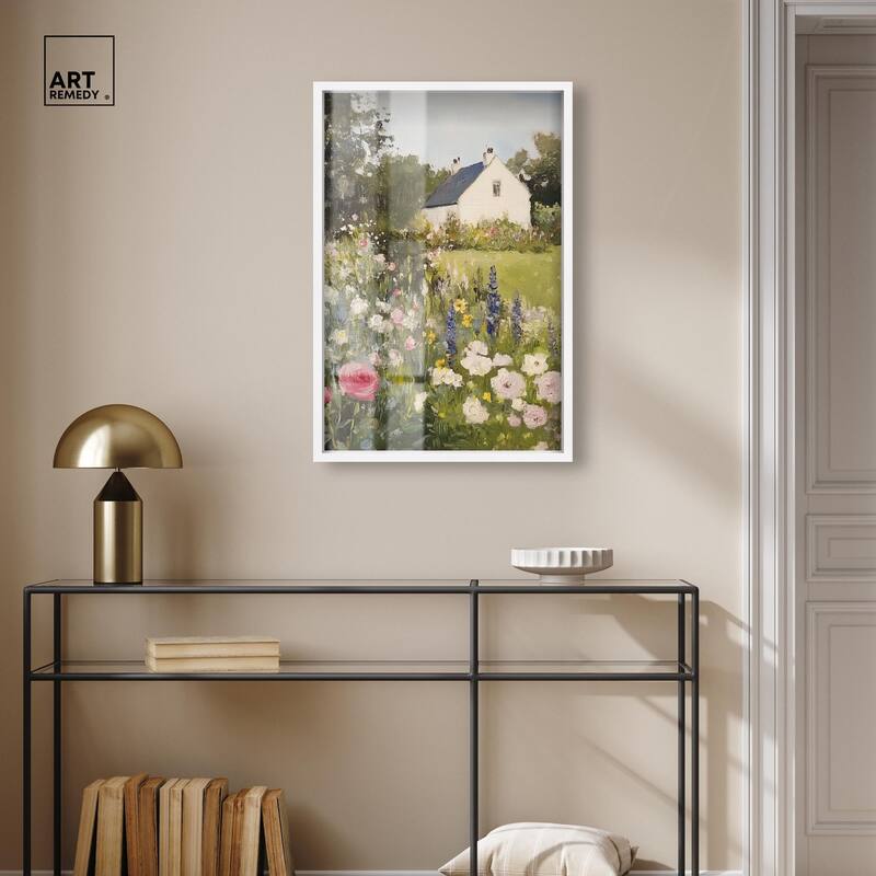 Floral Farmhouse II Shadowbox by Art Remedy