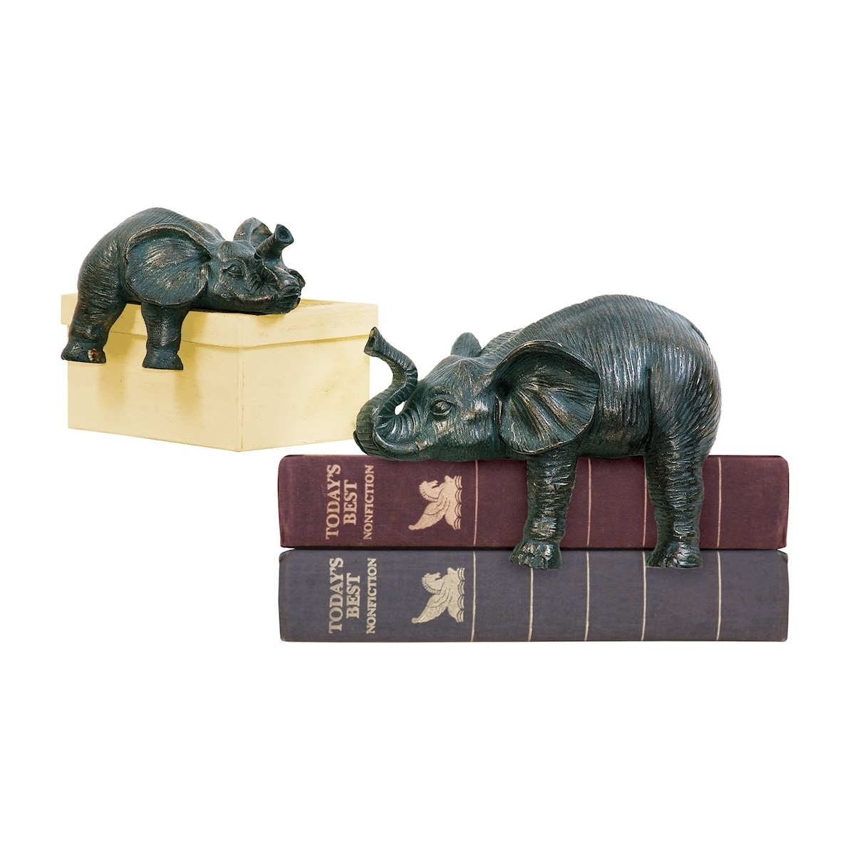 A-Set/2 Sprawling Elephants