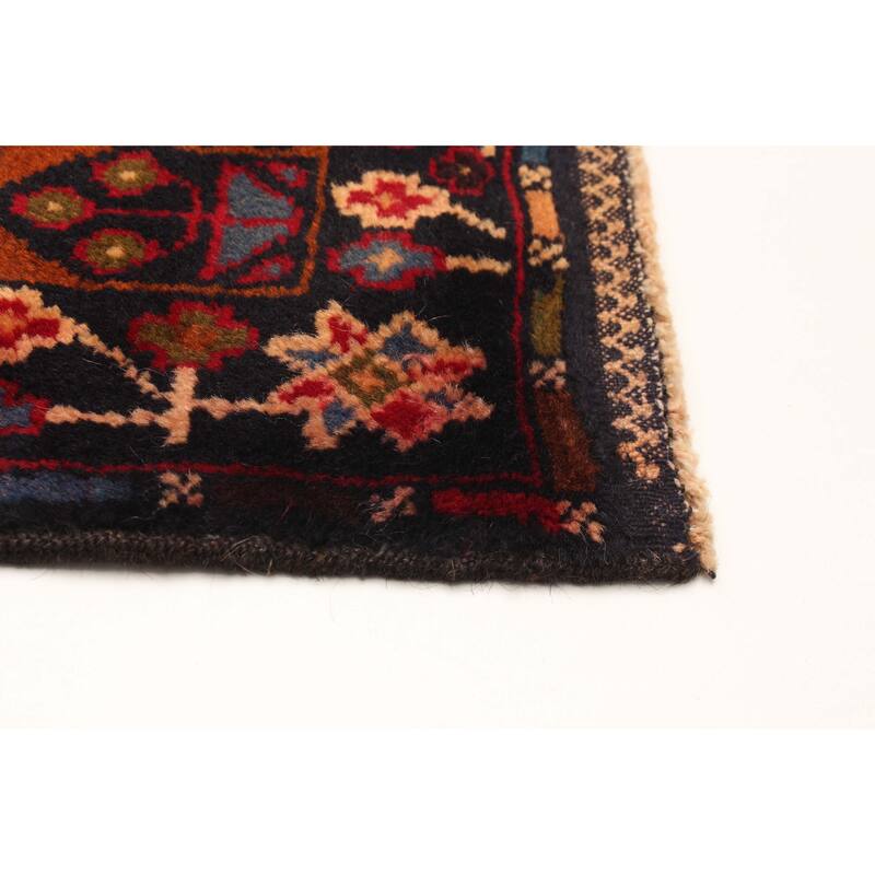 ECARPETGALLERY Hand-knotted Teimani Red Wool Rug - 3'2 x 6'2