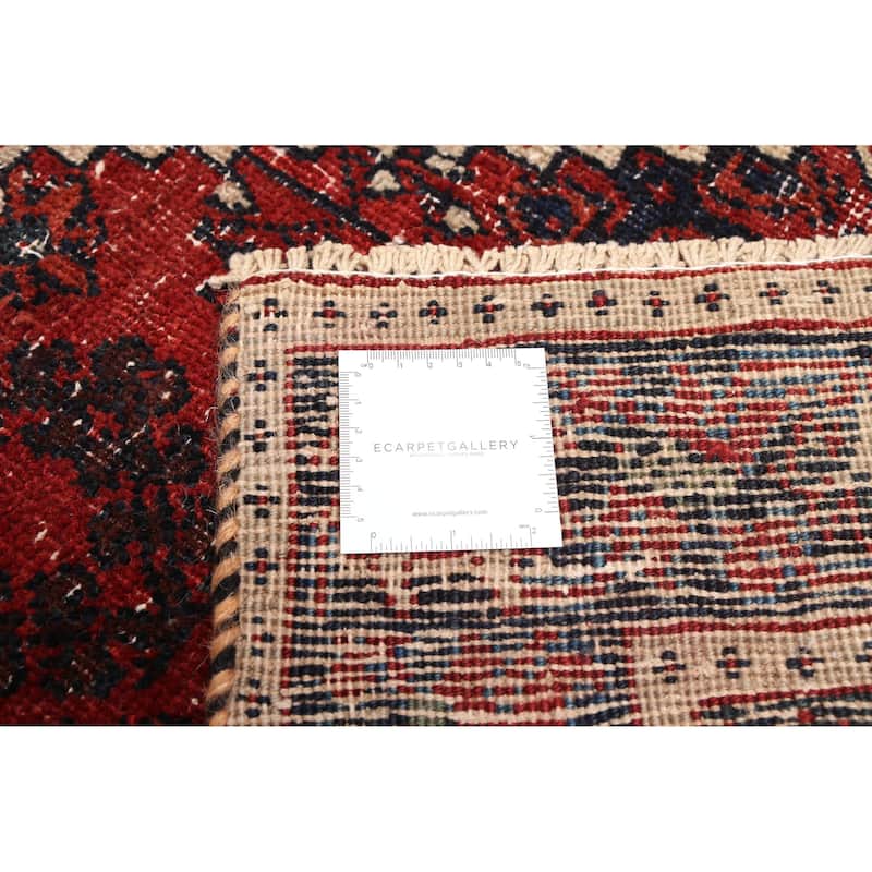 ECARPETGALLERY Hand-knotted Antalya Vintage Red Wool Rug - 4'3 x 6'7