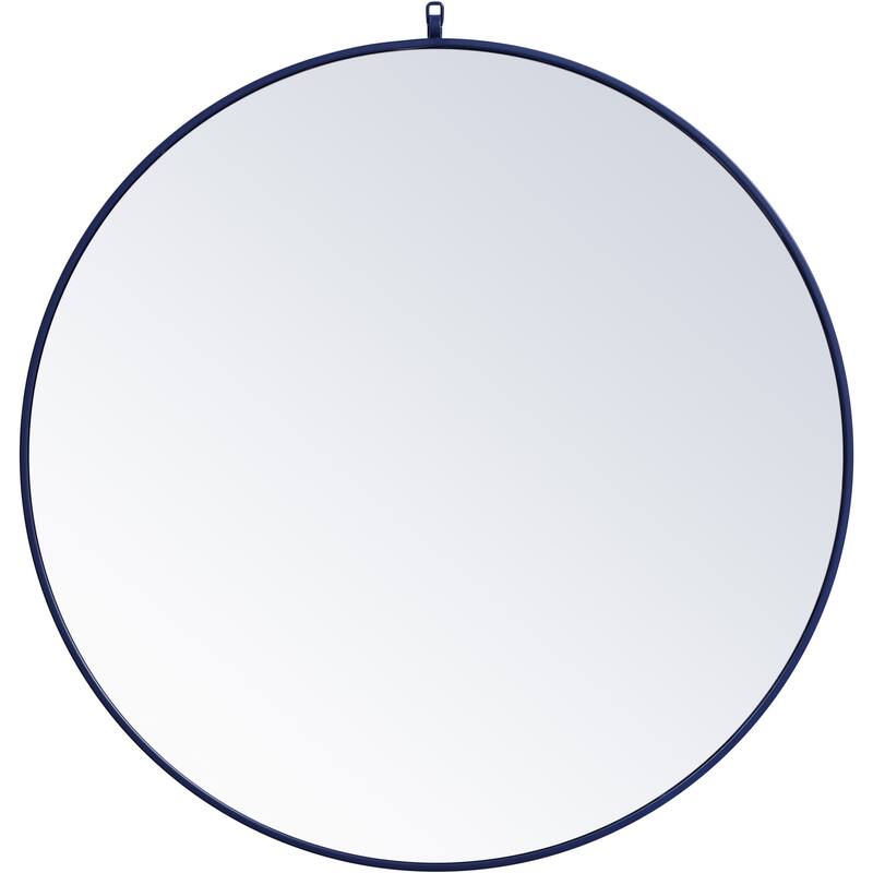 Elegant Lighting Eternity 39" Diameter Circular Beveled Metal Framed