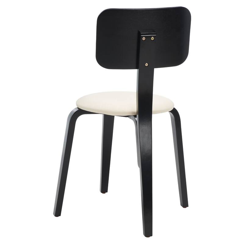 SAFAVIEH Alwine Upholstered Stackable Dining Chair (Set of 2) - 23Wx23Dx33H