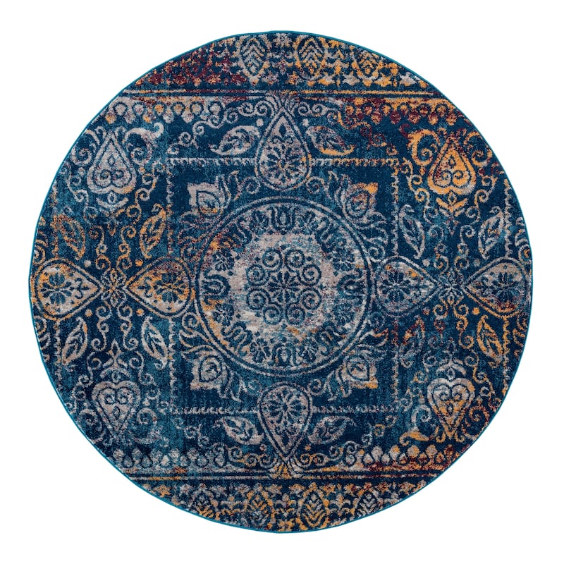 Manhattan Burke Tribal Multi-Colored Runner Rug