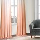 preview thumbnail 24 of 62, Exclusive Fabrics Ombre Faux Linen Light Filtering Curtains (1 Panel) - Lightweight Elegance, Natural Light Enhancement