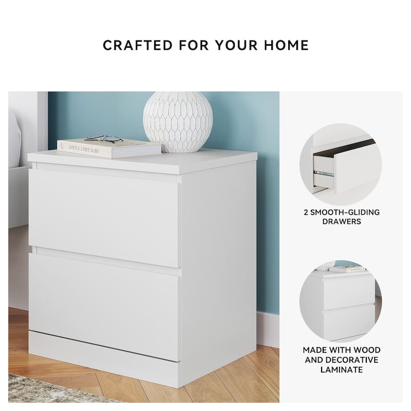 Signature Design by Ashley Onita White Nightstand