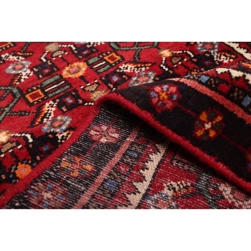 ECARPETGALLERY Hand-knotted Andelz Red Wool Rug - 2'2 x 9'9