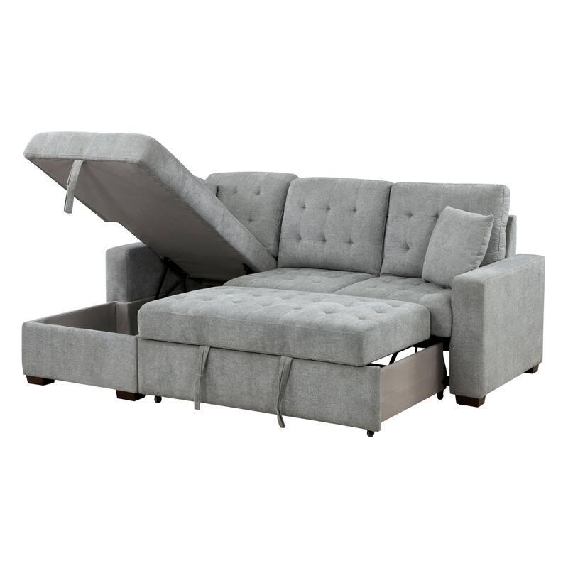 Almeria 2-Piece Sectional Sofa with Pull-out Bed and Left Chaise
