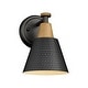 preview thumbnail 3 of 35, Modern Bathroom Vanity Light, Hammered Metal Shade