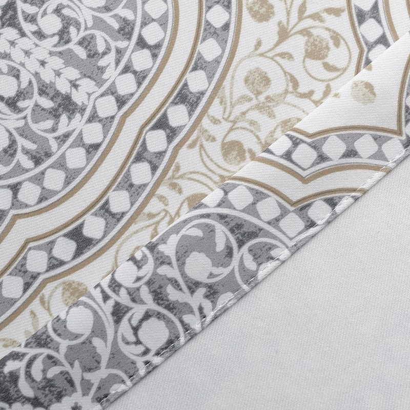 DriftAway Adrianne Damask/Floral Pattern Printed Tie-up Shade Set of 2