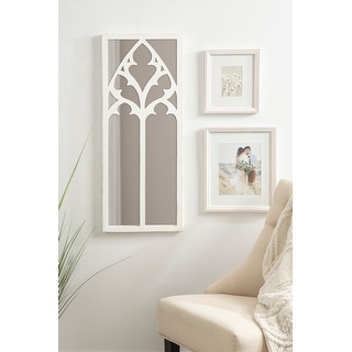 Kate and Laurel Dutchess Framed Wall Mirror - 14x36