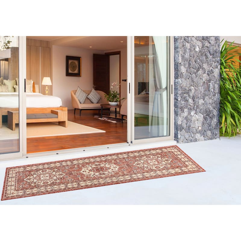 Liora Manne Carmel Kilim Indoor/Outdoor Rug