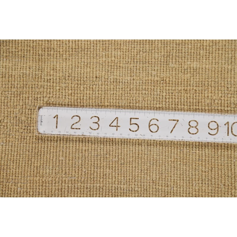 Light Brown Gabbeh Modern Rug Handmade Wool Carpet - 4'1"x 5'10"