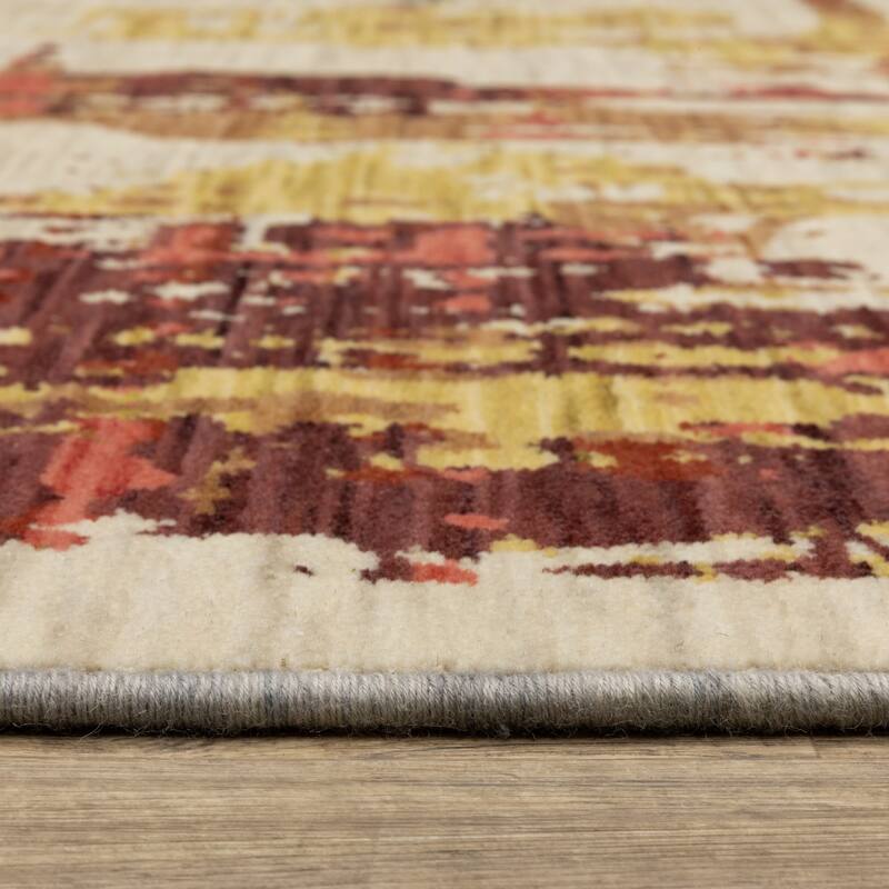 HomeRootsAbstract Modern Rectangle Area Rug
