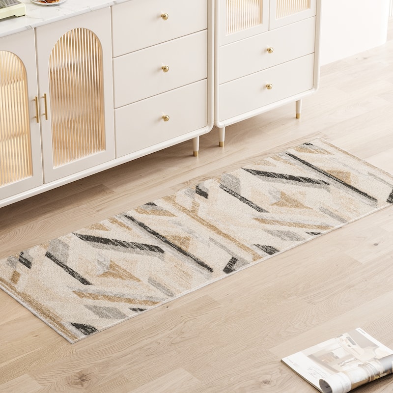 Traditional Grey/Beige Oriental Area Rug