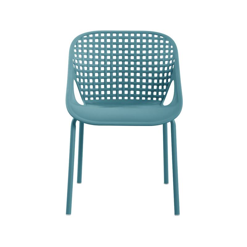 Christopher Knight Home - Modern Outdoor Dining Chair with Weather-Resistant Design - Set of 2