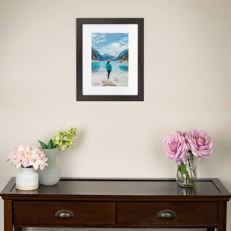 ArtToFrames Metro Modern 12x16 Inch Picture Frame, 1.25 Inch MDF Poster Frame Available in Multiple Colors (FRBW26-12x16)
