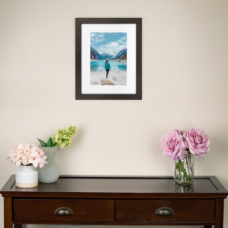 ArtToFrames Metro Modern 12x18 Inch Picture Frame, 1.25 Inch MDF Poster Frame Available in Multiple Colors (FRBW26-12x18)