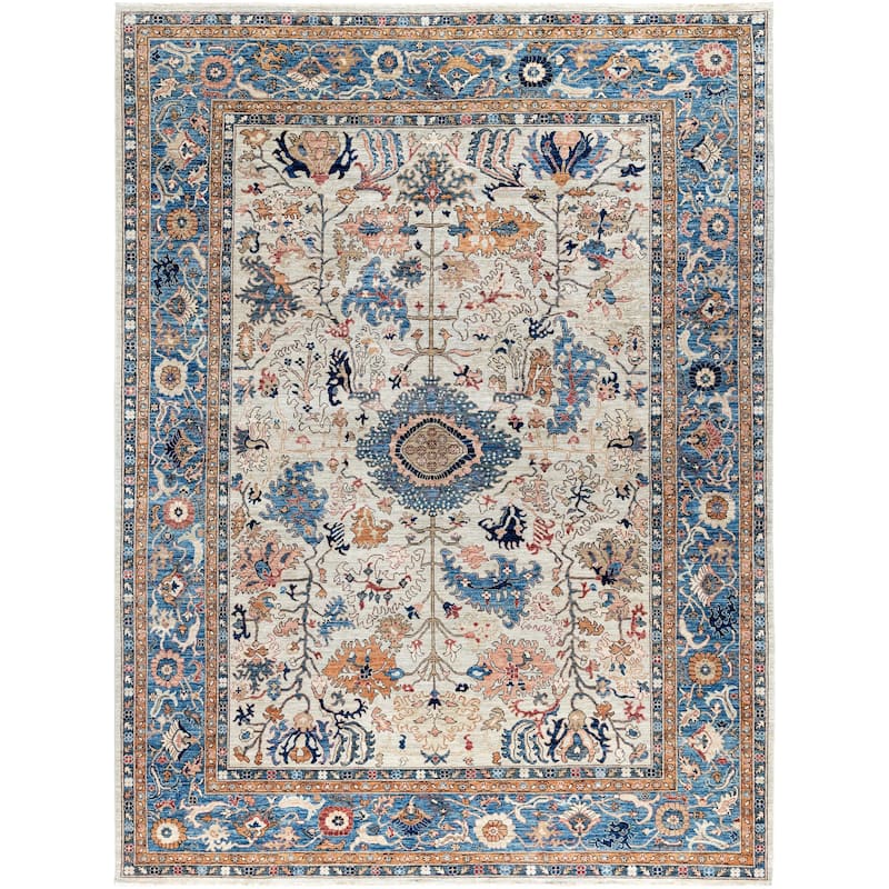 Serapi One-of-a-Kind Hand-Knotted Area Rug - Ivory - 8' 11" x 11' 11"