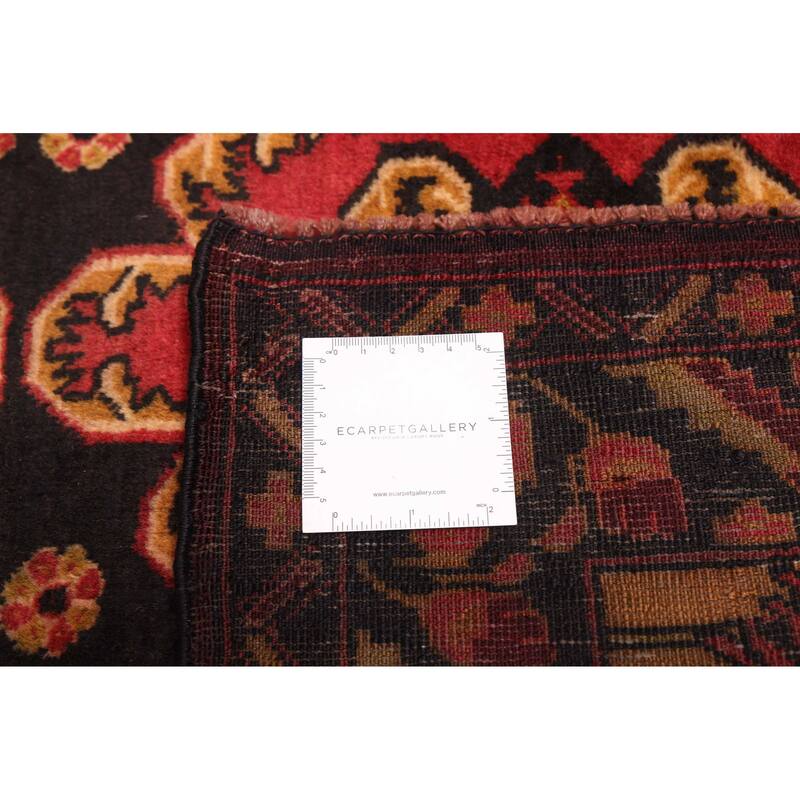 ECARPETGALLERY Hand-knotted Teimani Black Wool Rug - 3'6 x 5'7