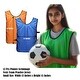 preview thumbnail 10 of 14, 50 Disc Cones 12 Pinnies Scrimmage Vests Team Practice Training Jersey