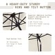 preview thumbnail 82 of 111, Autlaycil 7.5FT Patio Umbrella with Tilt and Crank