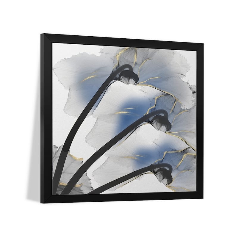 Indigo Luster Cyclamen I Premium Framed Poster by Albert Koetsier