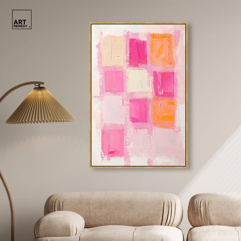 Color Squares I Canvas by Art Remedy
