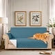 preview thumbnail 31 of 70, Subrtex Reversible Sofa Couch Cover Quilted Slipcover Furniture Protector Loveseat - Blue