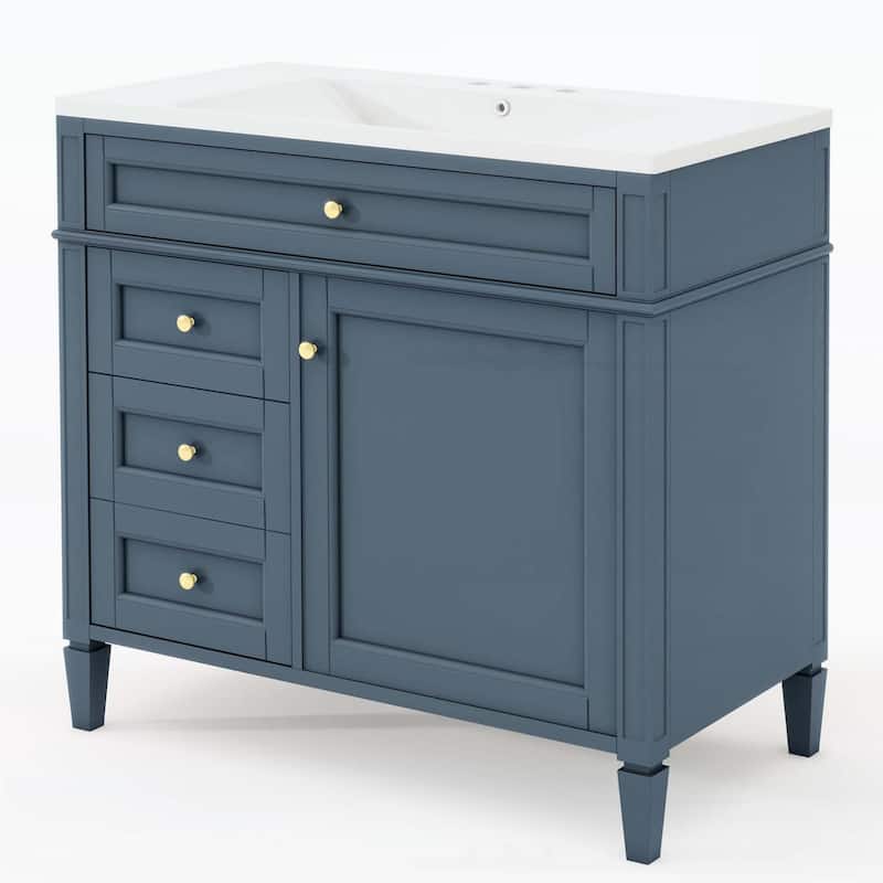 36'' Bathroom Vanity with Top Sink